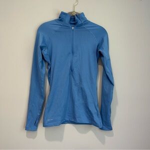 Nike Pro Blue Athletic Half Zip